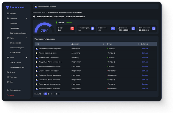 training-monitoring-center